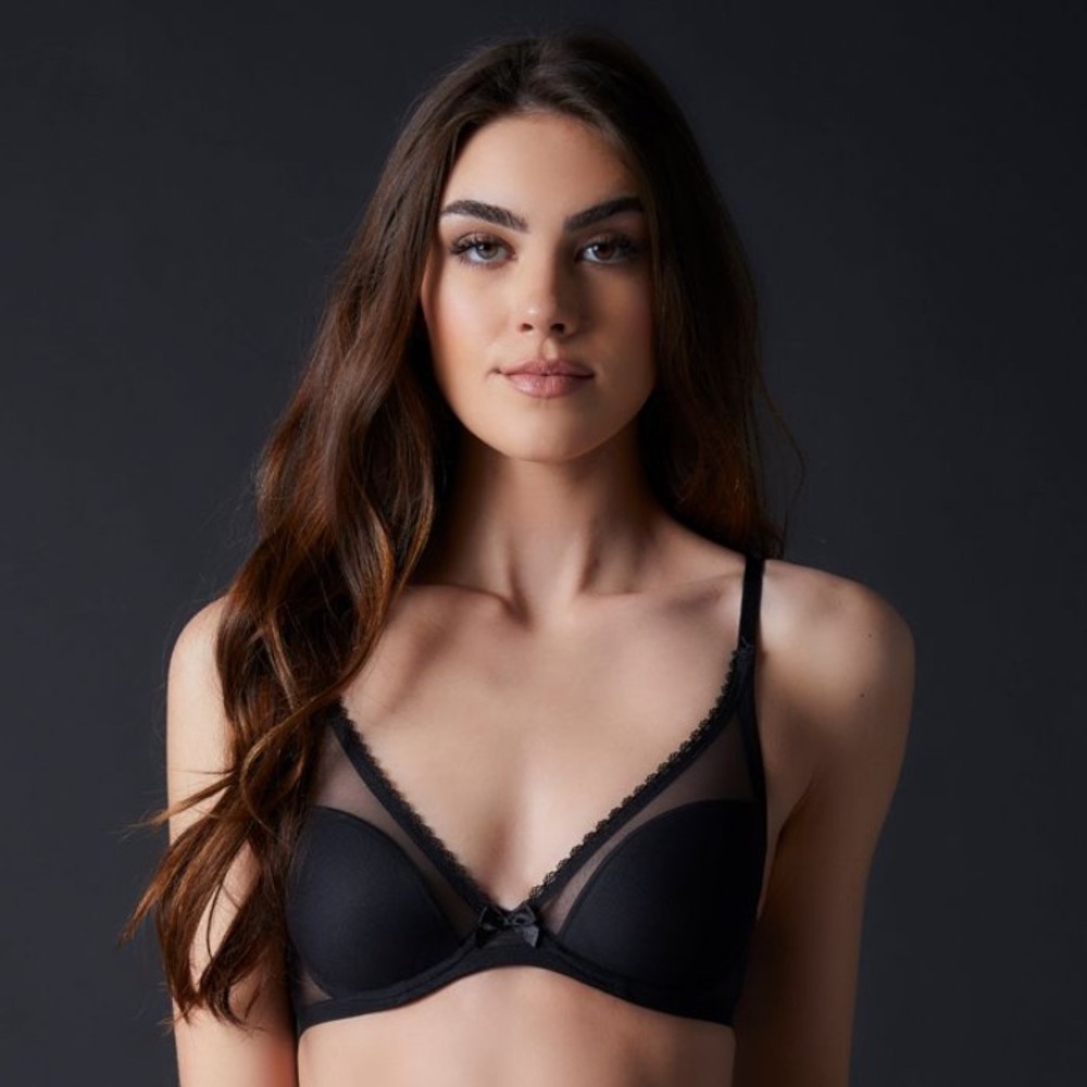 Journelle Victoire Plunge Bra | 32F | Noir